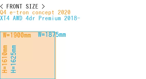 #Q4 e-tron concept 2020 + XT4 AWD 4dr Premium 2018-